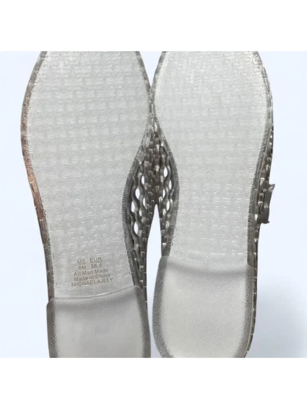 Sam Edelman Michaela Clear Jelly Shoes Size 8 Whimsy Kawaii Summer Kidcore - Picture 5 of 5